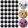 9-25mm Plastic Bears Needle Felting Dolls Accessories Black Safety Eyes Animals Puppets Making