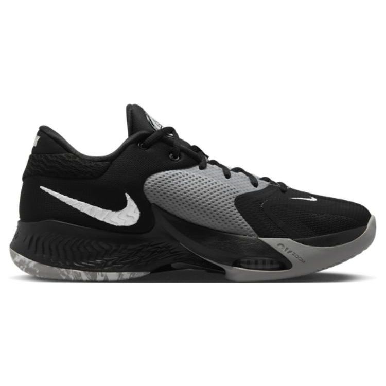 Nike Zoom Freak 4 EP Zeus Мужские кроссовки Черный Белый Светло-Дымчато-Серый DJ6148-001