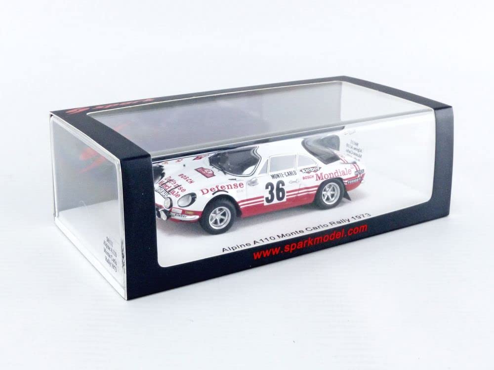 Spark Alpine A110 1973 Monte Carlo Rally 1/43 #36 B.Wollek/P.Thimonier