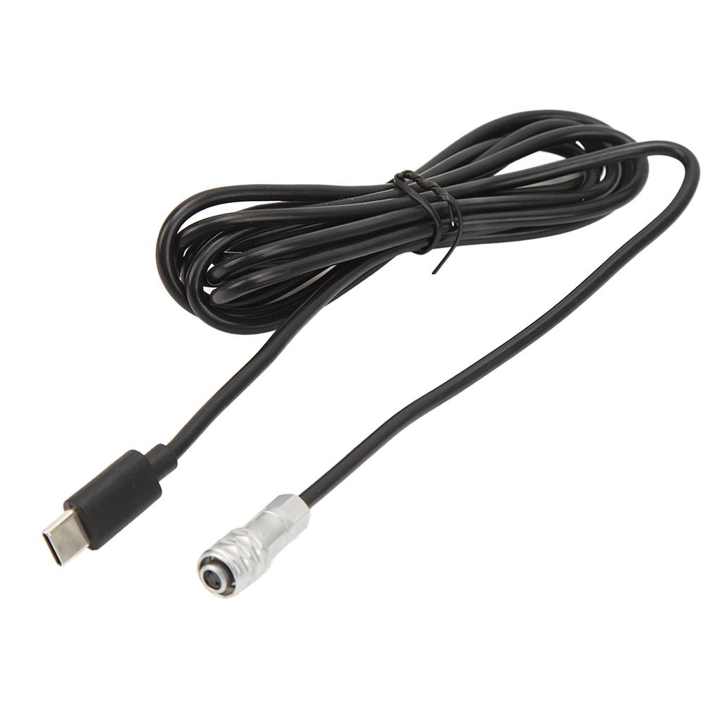 Тип C для BMPCC 4K 6K 2-контактный кабель с поддержкой быстрой зарядки PD USB C Кабель питания для Blackmagic