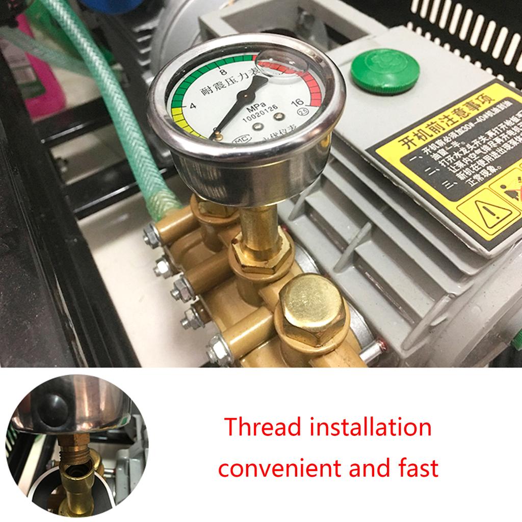 Мойка высокого давления для автомоек, манометр для насоса, универсальная мойка, фитинги для чистящей машины с резьбой M14