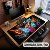Music Guitar Theme Custom Mouse Pad Personalized With Name Text Customized Desk Mat For Office Home Decor