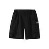 Li Ning Skateboard Series Cargo Multi-Pocket Loose Sports Shorts Men Shorts Black AKSR121-1