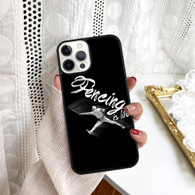 Чехол для телефона 'Спорт Фехтование' для Samsung Galaxy S10 S22 S23 S24 Note 10 20 Lite S20 Plus S21 Ultra Задняя крышка