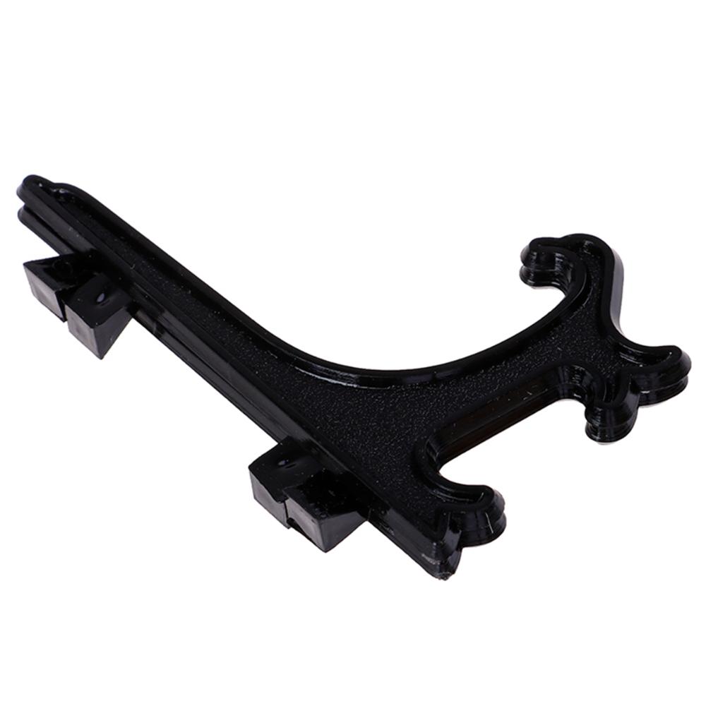 Kitchen Plastic Black Easels Dishes Plate Holder Display Stand Picture Frame Stand