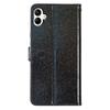 For Samsung Galaxy A07 Wallet Case Glitter Anti-Scratch Leather Stand Phone Cover with Strap