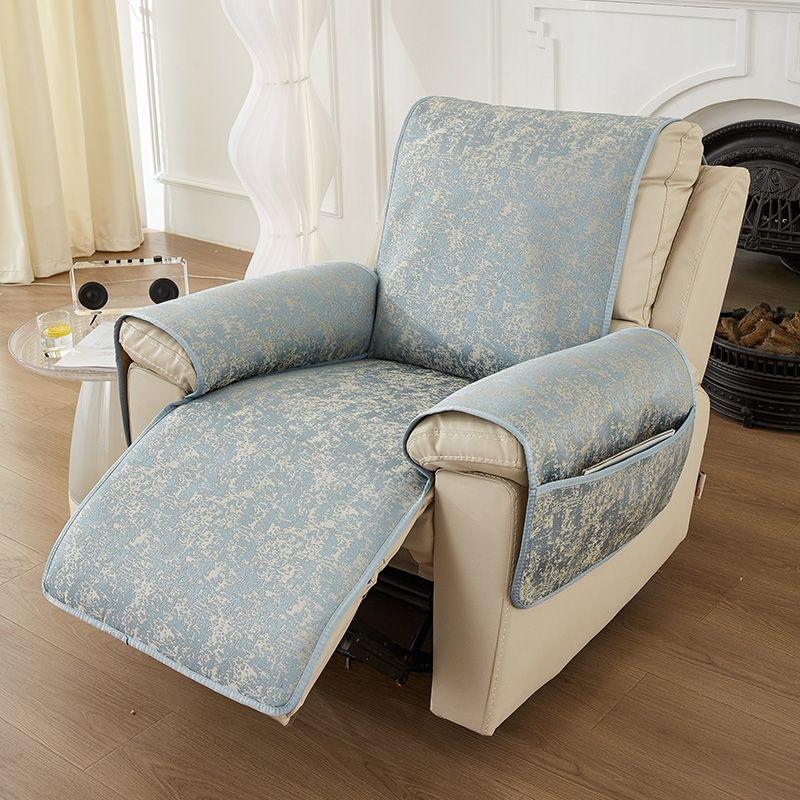 Чехол для одноместного дивана из шенилла, нескользящий чехол для дивана, современный защитный чехол для дивана