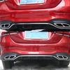2 шт., накладка на выхлопную трубу из нержавеющей стали для Mercedes Benz ABCE GLC GLE Class W176 W246 W205 W213 AMG, Стайлинг автомобиля