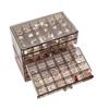 Transparent Multi-Layer Jewelry Storage Box with Drawers for Rings, Earrings, and Necklaces