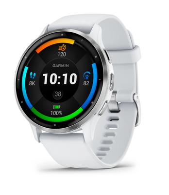 Спортивные часы Garmin Venu 3 AMOLED 45мм Белые