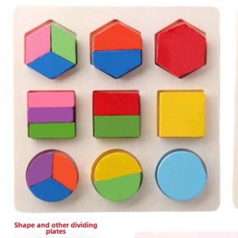 Деревянная доска-головоломка для сортировки фигур, развивающие игрушки для малышей, раннее обучение, геометрическая сортировочная доска для детей в возрасте 1-3 лет