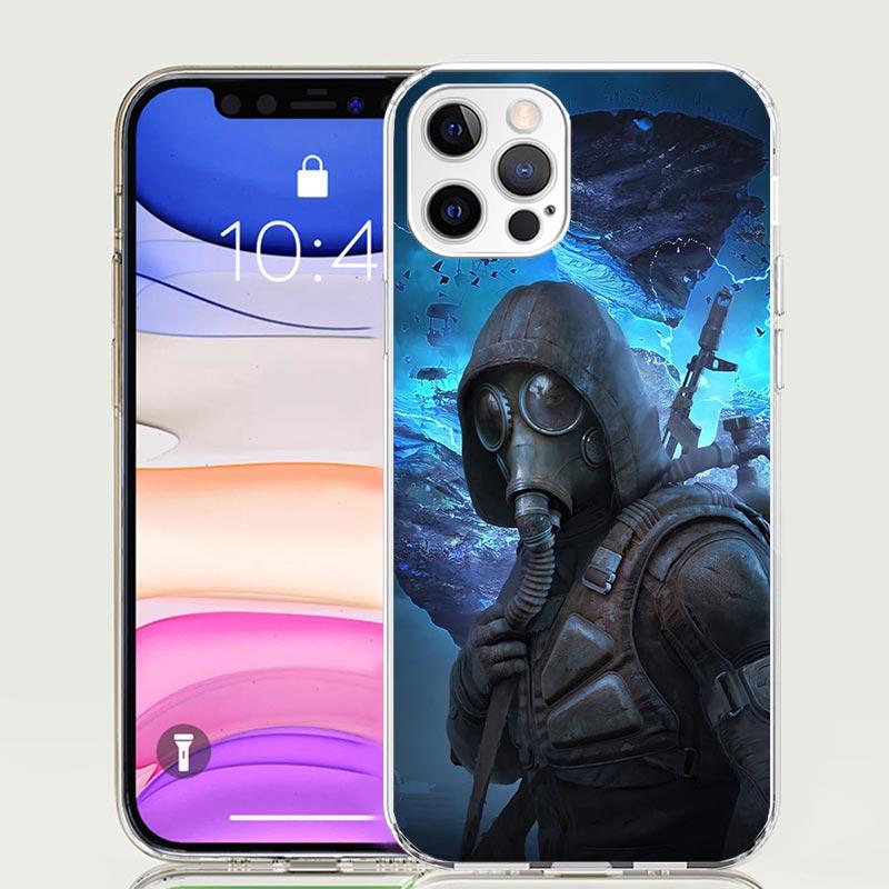 Игровой чехол S-Stalker для iPhone 17 Air 16 15 Plus 11 14 Pro Max 13 Mini 12 7 8 + SE Узорное искусство Индивидуальный чехол 17 Air 16