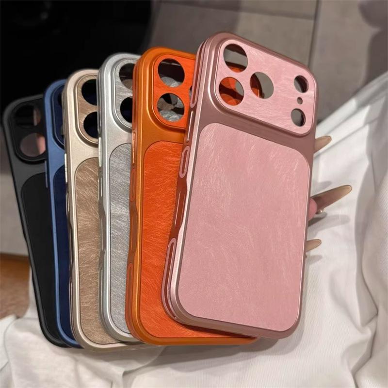Чехол для iPhone 17 Pro с большим окном, марлей и боковыми наклейками для моделей 14, 15, 16 Pro
