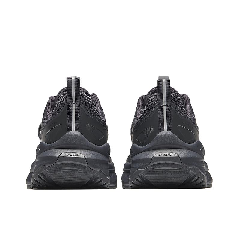 Anta Удобные универсальные нескользящие износостойкие амортизирующие низкие повседневные кроссовки для бега мужские серые черные 912435506-4