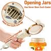 Retractable Bottle Opener Functional Scientific Lever Principle Retractable Jar Opener Adjustable  Screwer 3 In 1 for Hotel