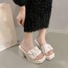 Thick-heeled Waterproof Platform Thick-soled Sandals for Women  New Summer Fashion High-heeled Shoes for Women