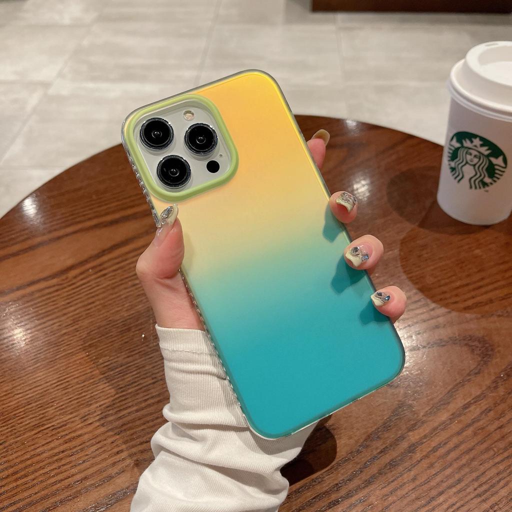 Красочный чехол с переливающимся светом, защищенный от падений, для iPhone 13/15 Promax 12/14
