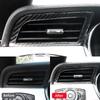 For Ford Mustang GT 2015- Carbon Fiber Auto Dashboard Left and Right Air Vents Trim Stickers Frame Car Interior Accessories