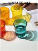 Colorful Glass Coffee Glass Cup Handmade Bubble Glass Wine Milk Juice Glass Water Cup