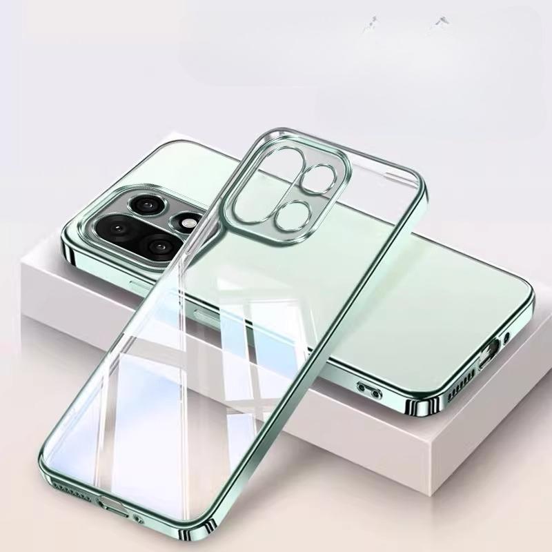 Мягкий чехол с покрытием-рамкой для Oneplus 1, противоударный, гальванизированный, силиконовый TPU бампер, задняя крышка телефона для One Plus 1 1+1