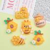 New Cute Little Bear Bee Honey Pot Series Flat Back Resin Scrapbooking DIY Jewelry Craft Decoration Accessories