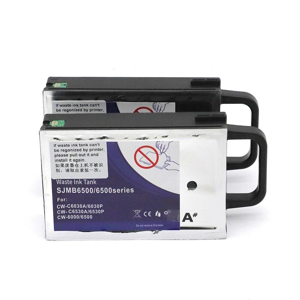 НОВЫЙ SJMB6500 SJMB6000 Ящик для обслуживания принтера EPSON ColorWorks CW-C6030A C6030P C6530A C6530B Резервуар для обслуживания принтера A + Bмодель 1 комплект