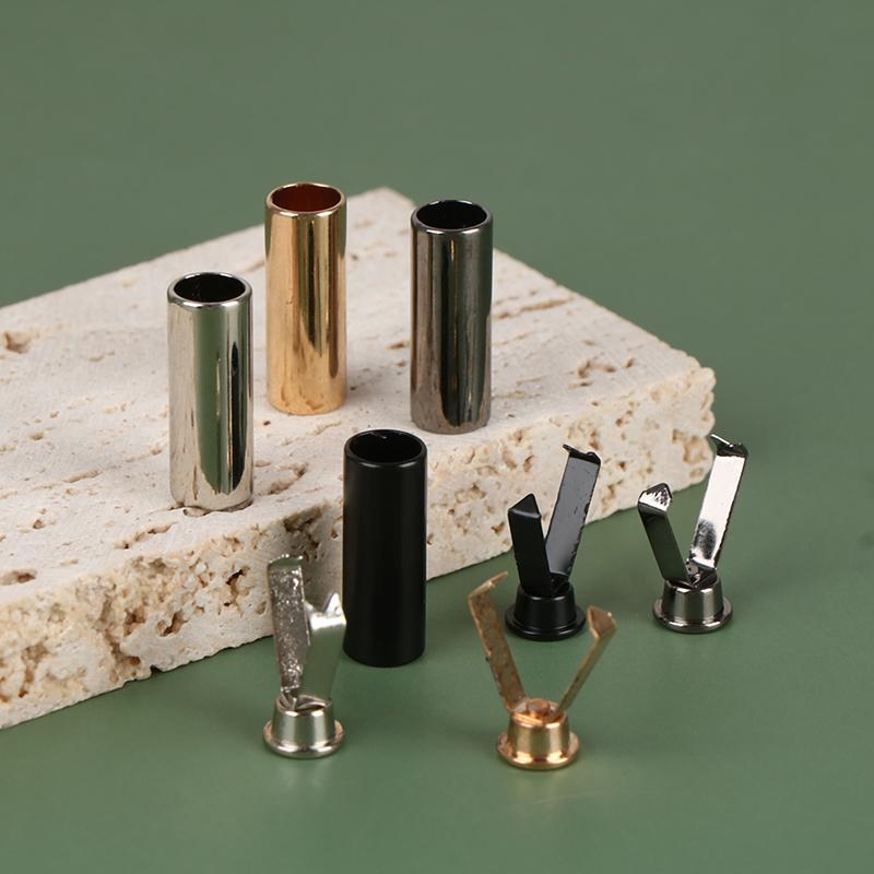 10 шт., металлические аглеты, шнурки для одежды, цилиндрические наконечники, защита для кончиков головы