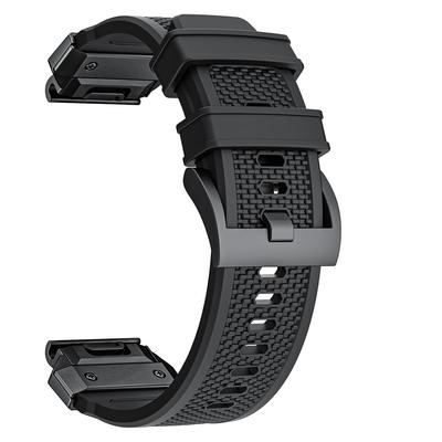Для Garmin Fenix 3/5/5X/6X/7X Сменный ремешок 22 мм Универсальный ремешок для смарт-часов из мягкой резины