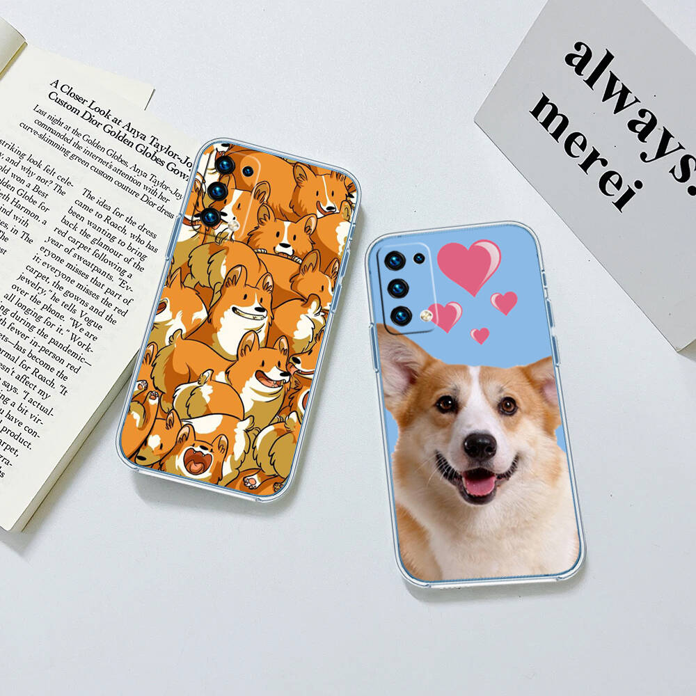 Cute Corgi dog Phone Case for Motorola G14 G15 G24 G30 G31 G32 G34 G41 G42 G51 G52 G50 G60S G60 G62 G72 G71 G73 G84 G85 G200 E32