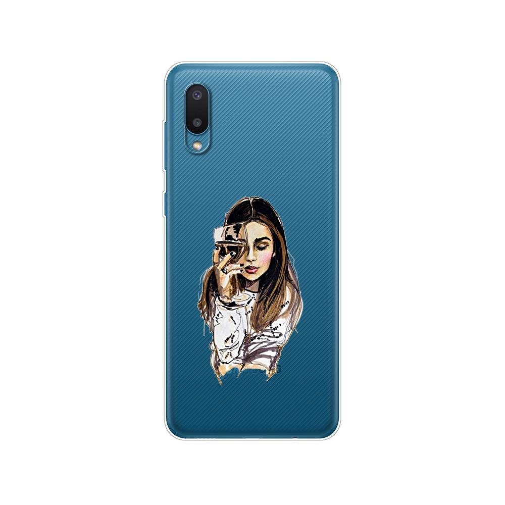 Чехол для Samsung A02, мягкий силиконовый чехол из ТПУ на заднюю панель телефона для Samsung Galaxy A02 GalaxyA02 A 02 SM-A022G a022, бампер 6,5 дюйма
