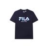 Logo Graphic Round Neck Short Sleeve T-Shirt Men Tops Legendary-Blue F11M328114FNV