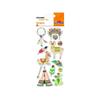 Glitter Embossed Stickers - Indian and Llama