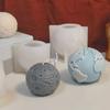 Earth Moon Candle Silicone Mold DIY Aromatherapy Candle Plaster Earth Handmade Soap Grinder