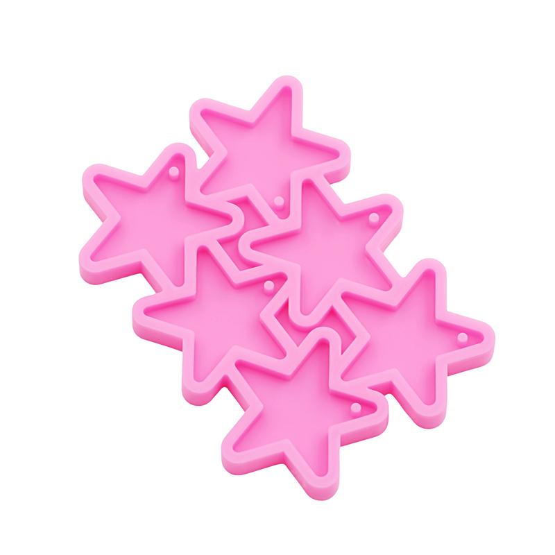 Silicone Mold Epoxy Resin DIY Keychain Earrings Necklace Jewelry Accessories Drip Molds