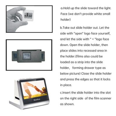 Сканер пленок и слайдов Bisofice для пленки 135(36*24 мм)126KPK 110 FilmSuper8 МонохромныйСлайд