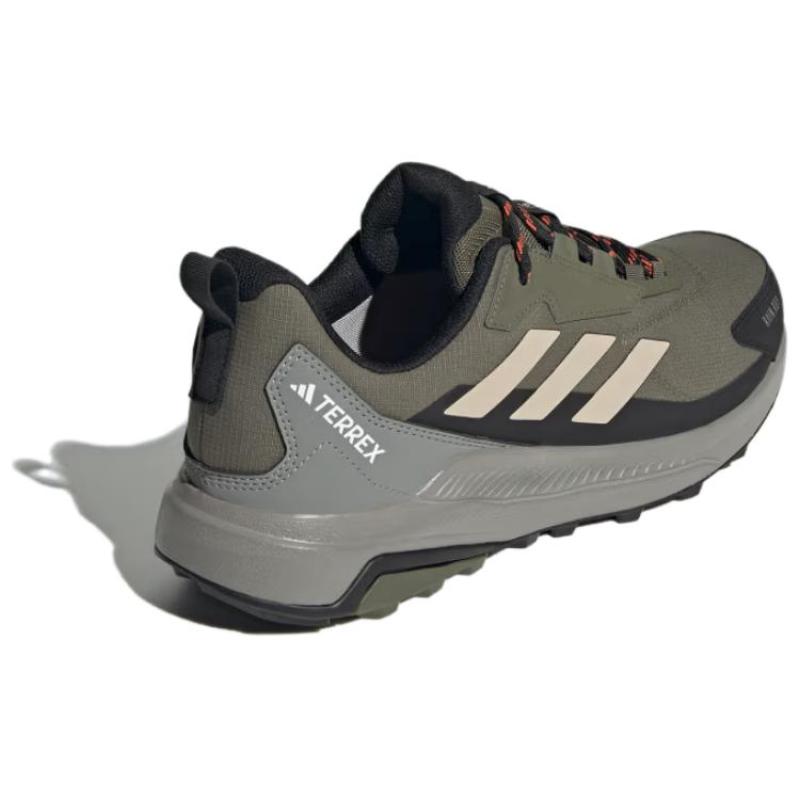 Adidas Terre Slip Resistant, Abrasion Resistant, Waterproof Low Top Hiking Shoes Men's Olive Green Sneakers ID0900