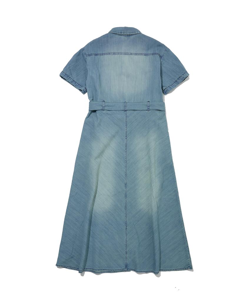 Penfield Denim Washed Shirt Dress Indigo_Fs2Ws42F