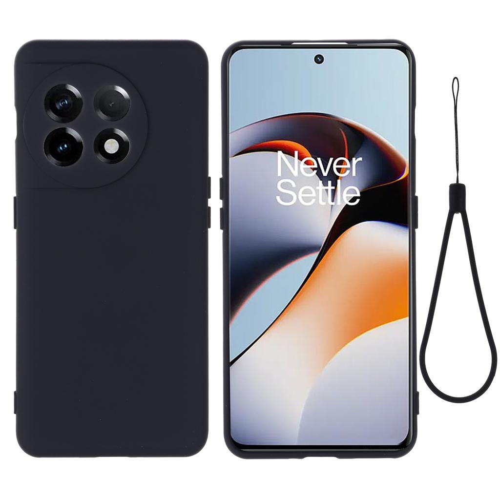 For OnePlus 11 5G Liquid Silicone Phone Case Camera Protection Anti-Scratch Cover