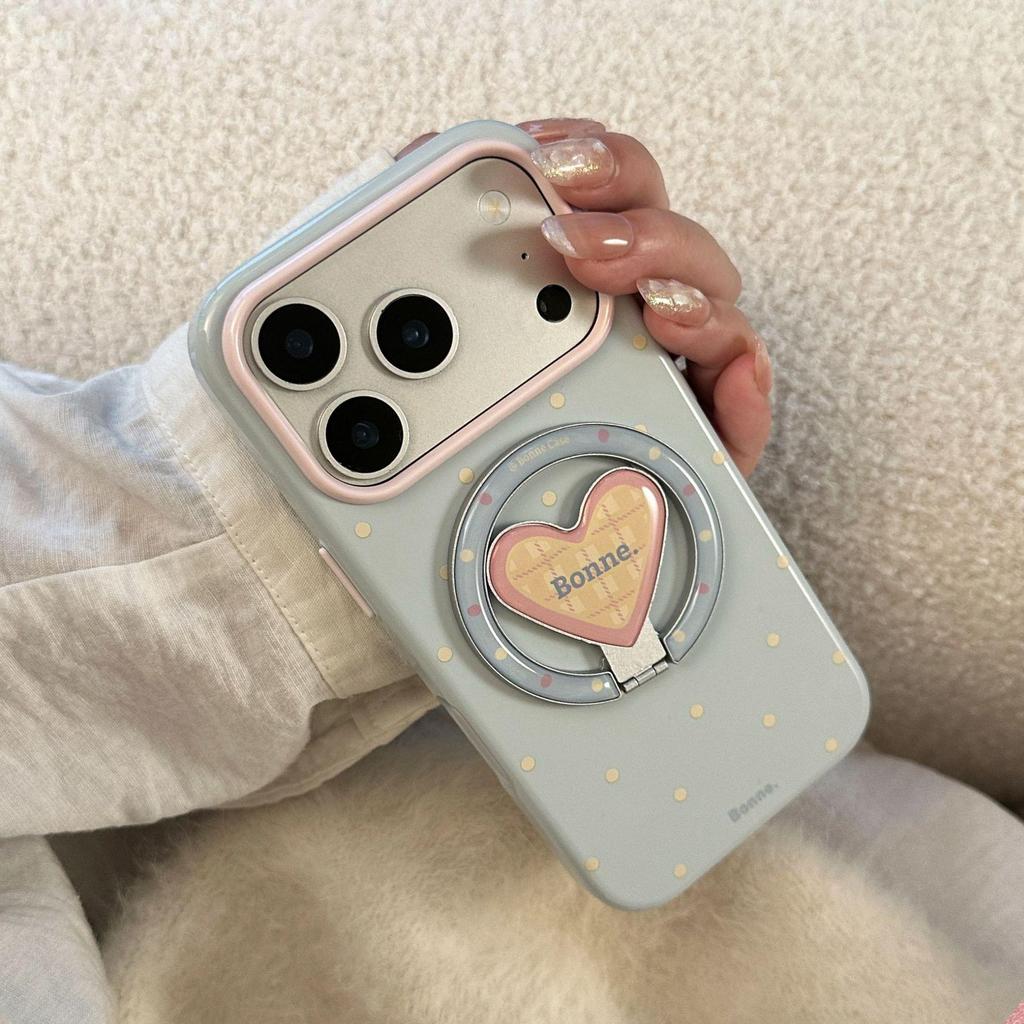 Креативный магнитный чехол для телефона в горошек для iPhone 16, iPhone 17 и iPhone 17 Pro Max