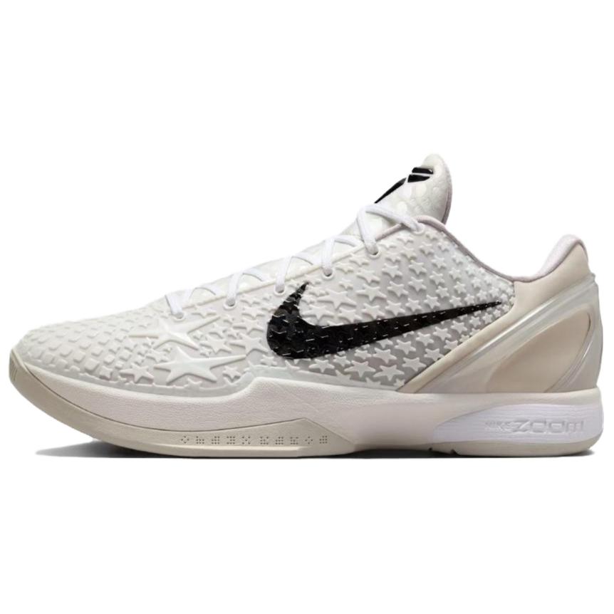 Nike Zoom Kobe 6 Basketball Shoes Men's Low Top White/Purple/Black FQ3546-100(Team344-)