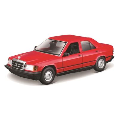 Bburago Масштаб 1/25 Mercedes-Benz 190E 2.6 1987 Красный Литая Модель Автомобиля (Готовая модель) 18-21103 КР