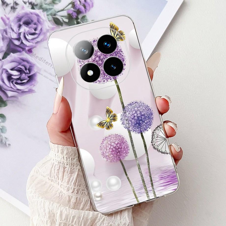 Soft Liquid Silicone Back Cover For Xiaomi Redmi Note 14 Pro Plus Phone Case Marble Gothic Style Bumper For Redmi Note 14 4G 5G