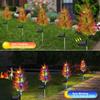 1500MAH Solar Christmas Tree Decor Lights Outdoors LED Waterproof Lawn Garden Patio Porch Landscape Lamps New Year Party Christmas Gifts