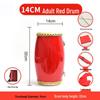Adult & Kindergarten Wooden Cowhide Waist Drums - 12cm, 14cm, 15cm Yangge Ansai Flower Drums