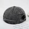Brimless Hats Men's and Women's Dome Melon Hats Rag Hip Hop Street Yappy Hooligan Hat Tide Trendy Vintage-wash Docker Cap