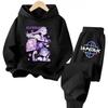 Детские комплекты толстовок Kpop Охотники на демонов Каваи Пуловер Толстовка Аниме Спортивный костюм Мультяшные Девочки Мальчик Дети Осень Повседневная одежда
