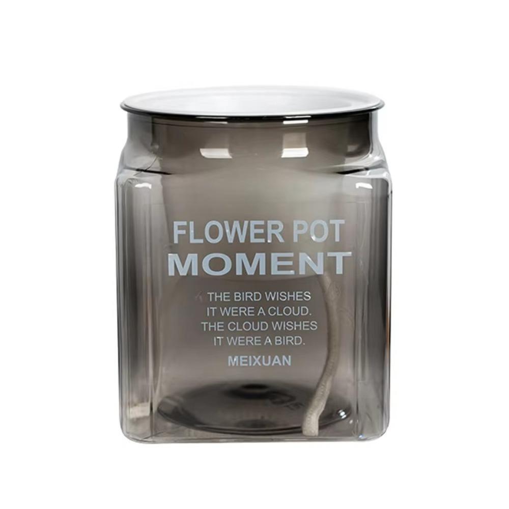 Plastic Hydroponic Plants Pot Self Watering Office Bonsai Decor