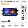 For Suzuki SX4 2006-2013 Fiat Sedici 2005-2014 9 Inch Car Radio GPS Navigation Multimedia Video Player, Wireless Carplay Android Auto Bluetooth 5.4