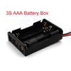 1x 2x 3x 4x AAA Battery Box Case Holder with Wire Leads Side By Side Battery Box Connecting Solder for 1-4pcs AAA Batteries