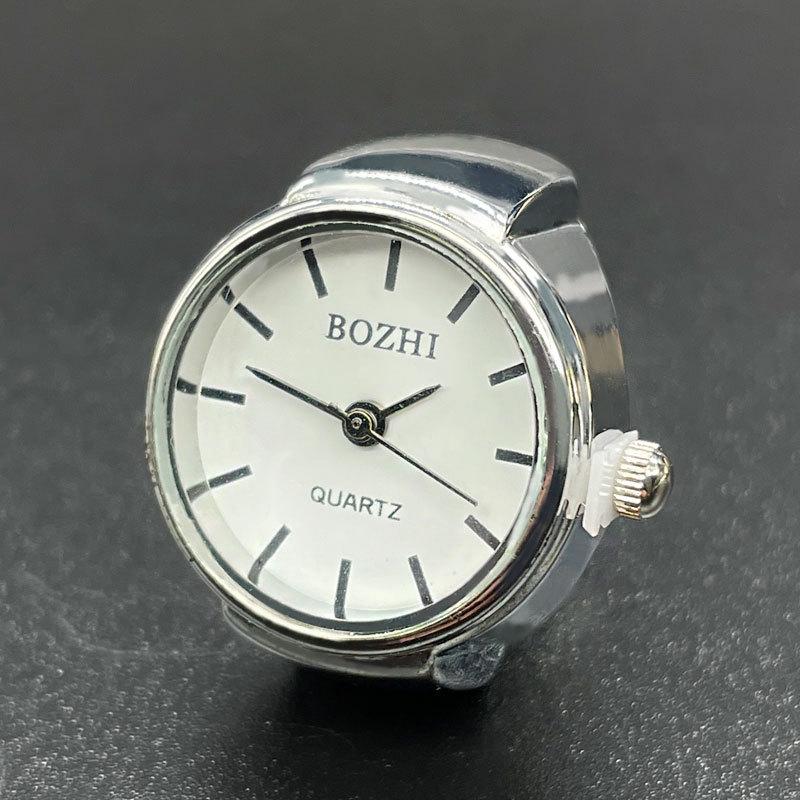 Модные римские кольца, винтажные часы, кольцо на палец, новинка, кольца для часов с круглым циферблатом, ювелирное изделие, подарок для женщин и мужчин, кольцо для пары